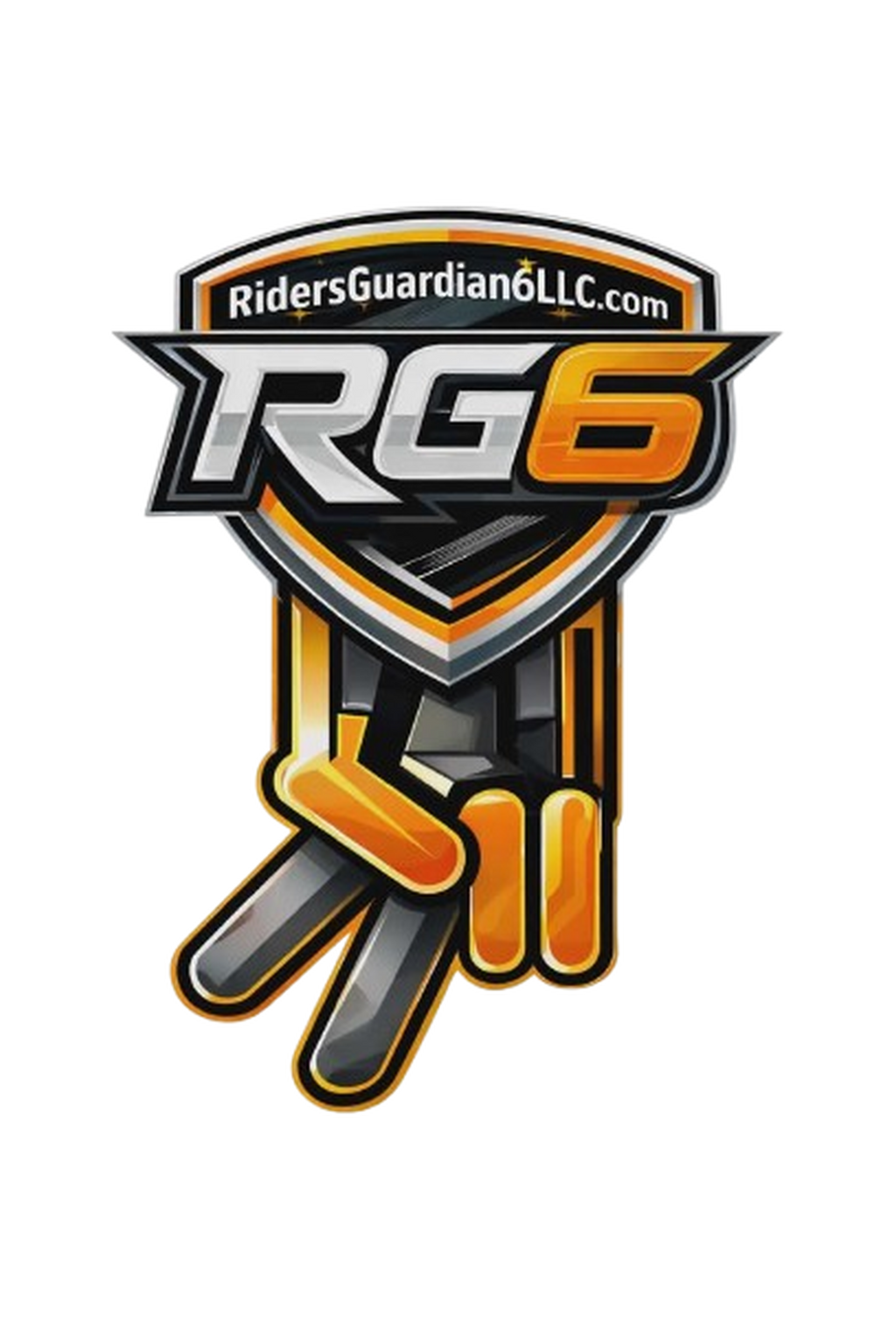 RG6 Shield 2 Down Decal (6"X5") by Riders Guardian 6