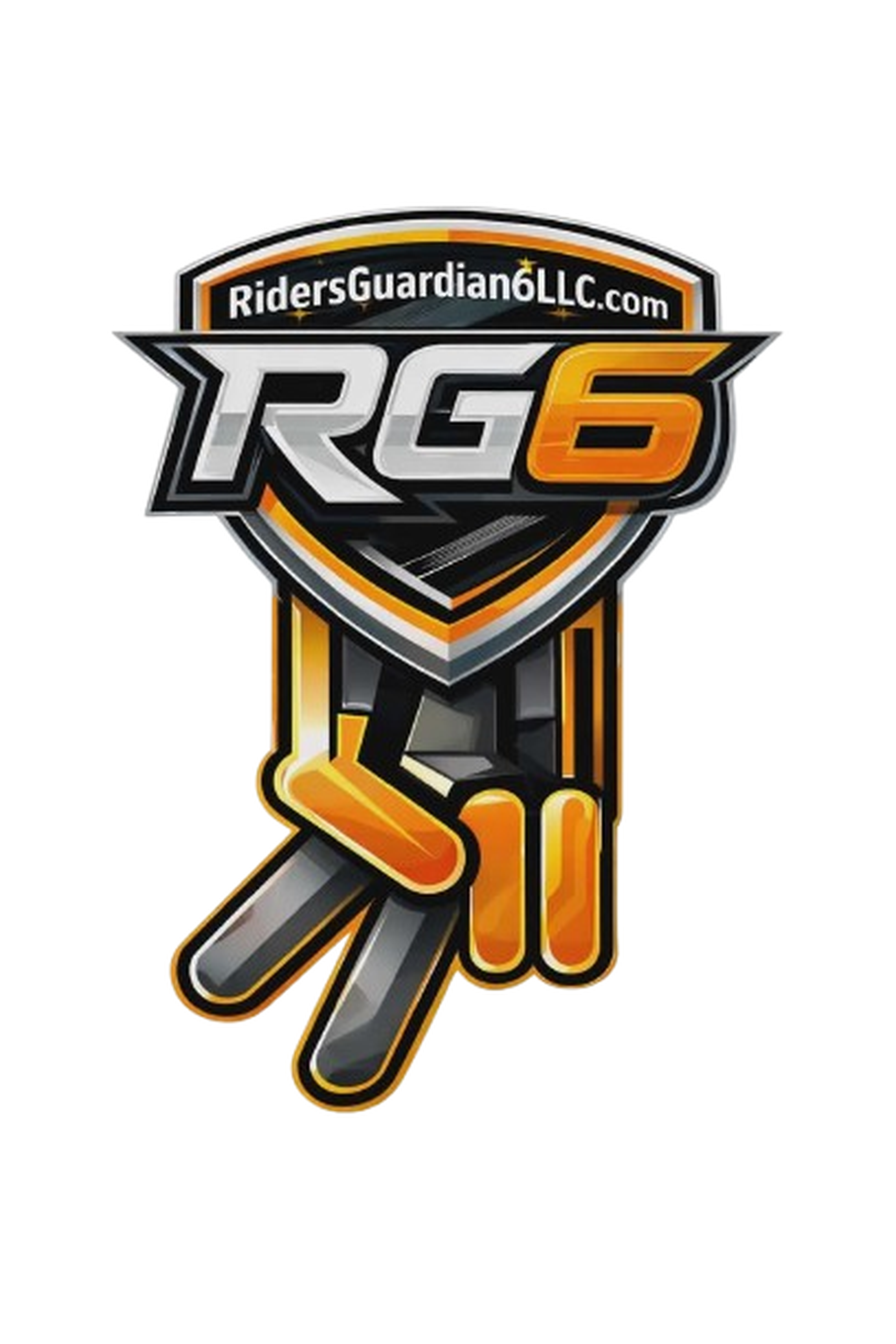 RG6 Shield 2 Down Decal (6"X5")